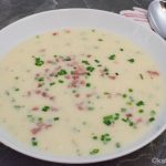 Käse-Bier Suppe mit Speckeinlage