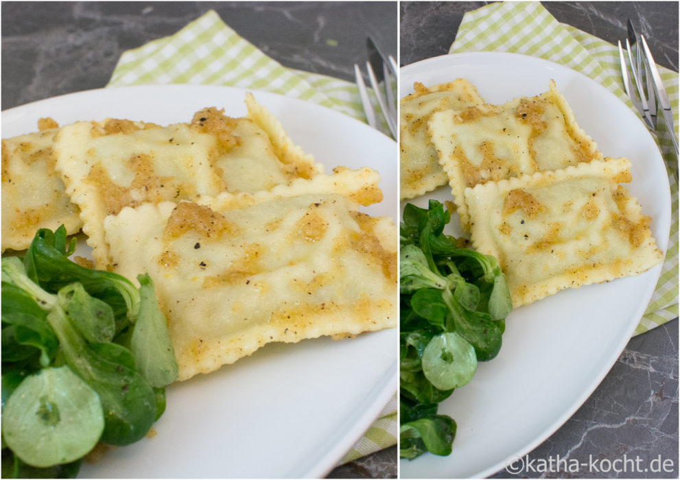 Smart Cooking - Maultaschen mit Feldsalat