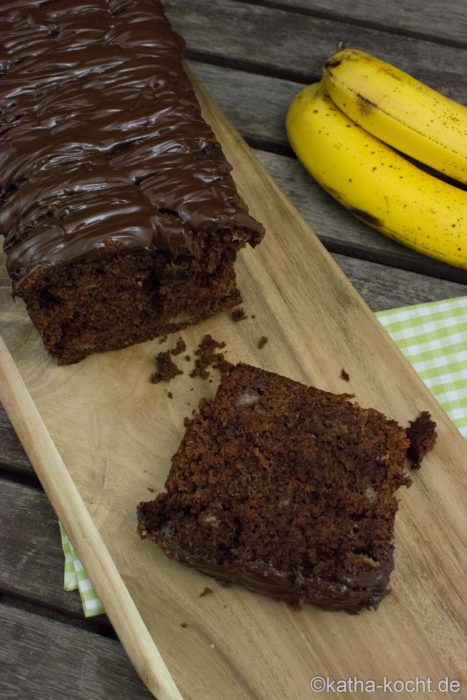 Schneller Schoko-Bananen Kuchen