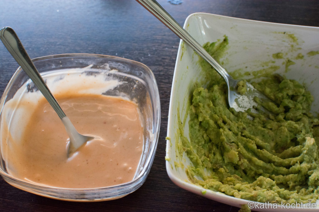 Cheeseburger mit Guacamole