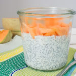 Chia Pudding mit Melone