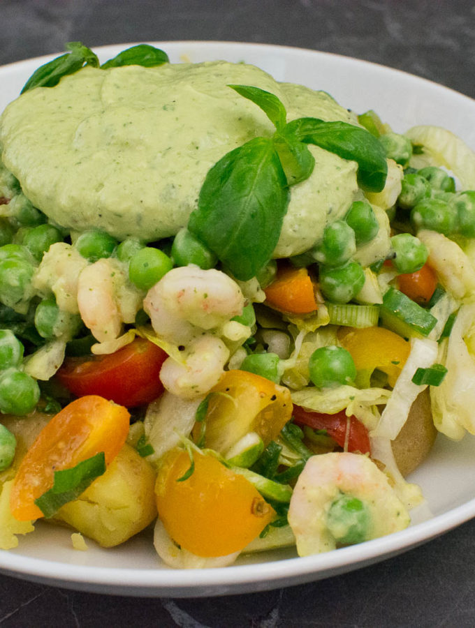 Jamie Olivers Garnelen-Avocado Salat