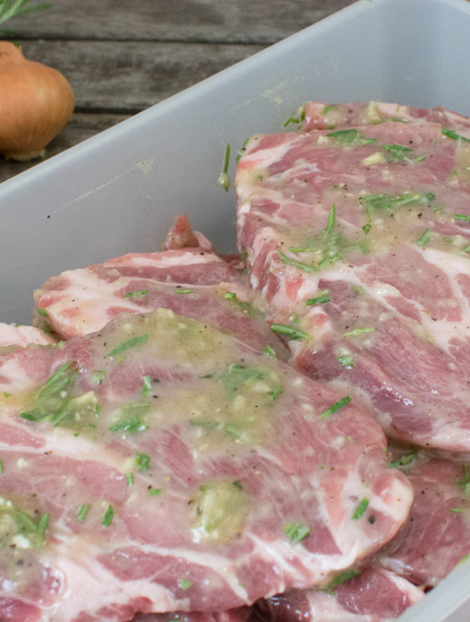 Grillmarinade - Honig-Senf Marinade mit Rosmarin