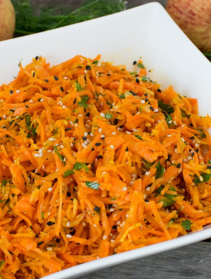 Rohkostsalat - Sesam-Karotten Salat