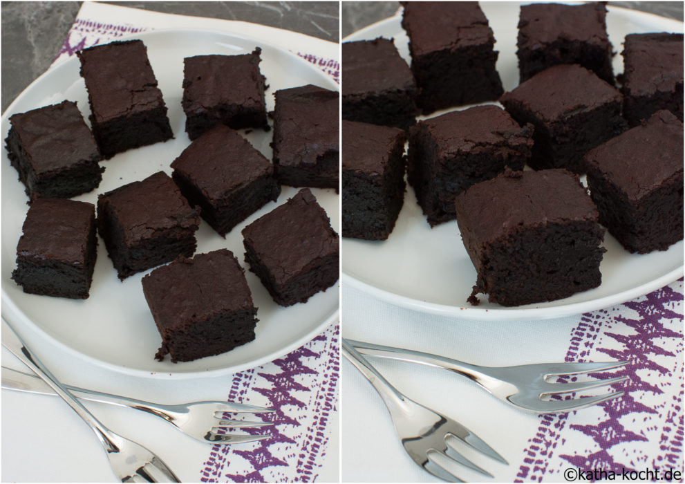 Rote Bete-Schokoladen Brownies