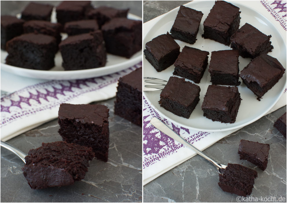 Rote Bete-Schokoladen Brownies