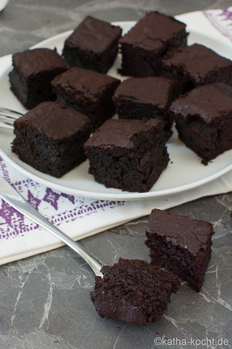 Rote Bete-Schokoladen Brownies