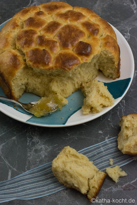 Brioche-Konfekt zum Frühstück