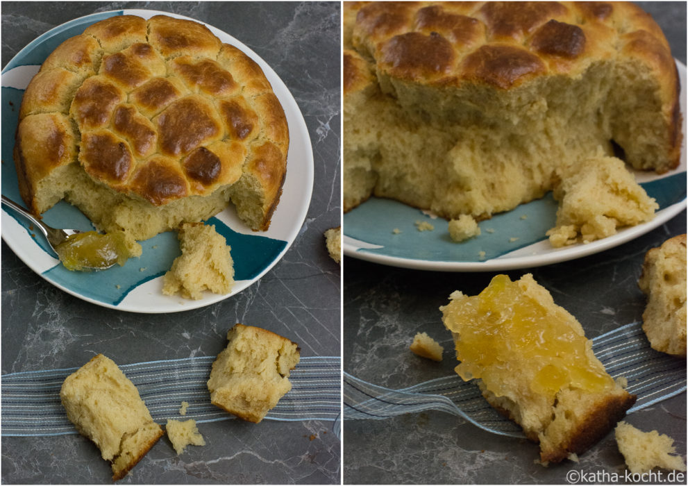 Brioche-Konfekt zum Frühstück