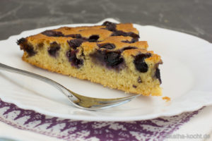 Schneller Heidelbeerkuchen