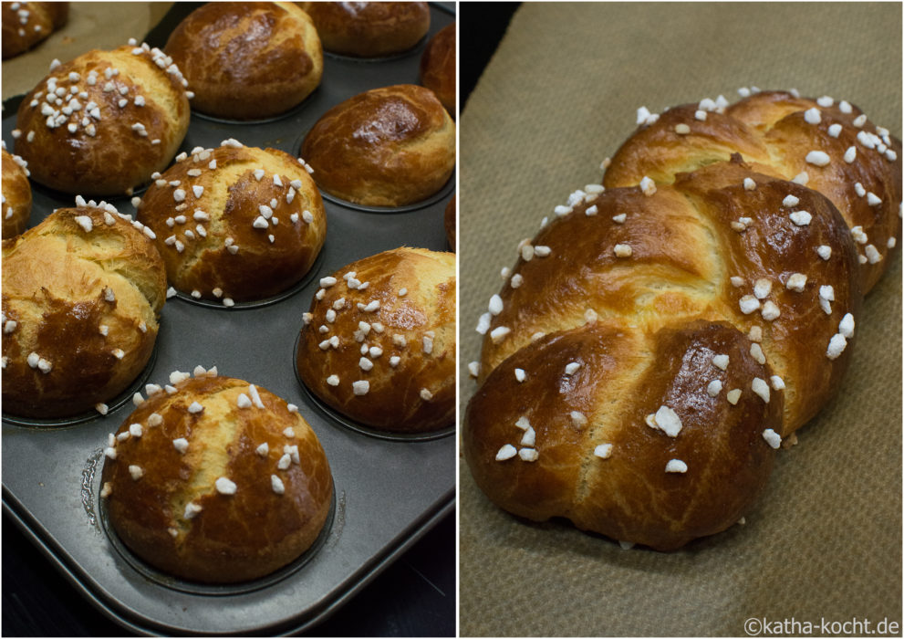 Brioche Muffins mit Hagelzucker