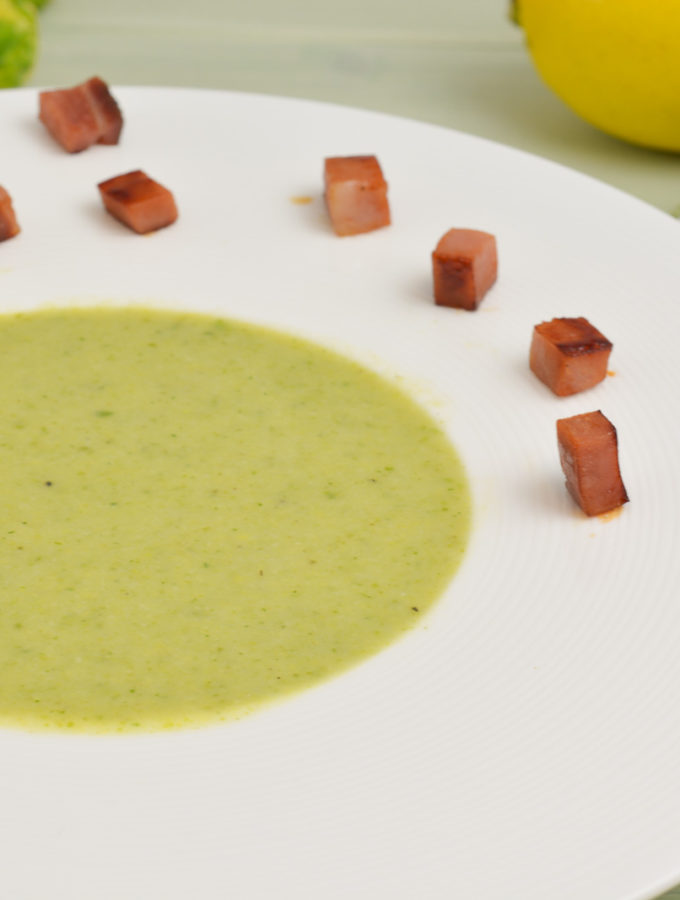 Rosenkohlsuppe mit Bacon