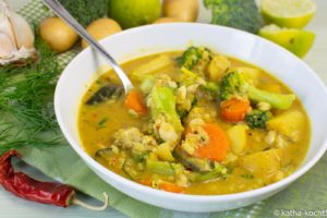 Fisch-Kartoffelcurry