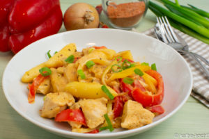 Cajun-Hähnchen-Schupfnudelpfanne Cajun-Hähnchen-Schupfnudelpfanne