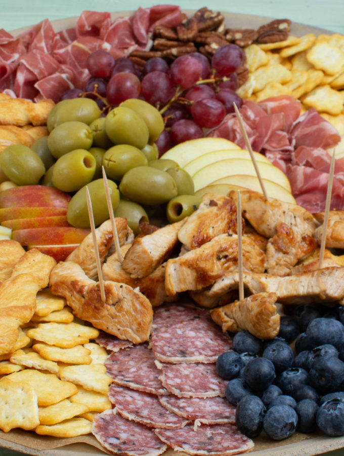 TV-Snackteller - Charcuterieplatte für den Fernsehabend