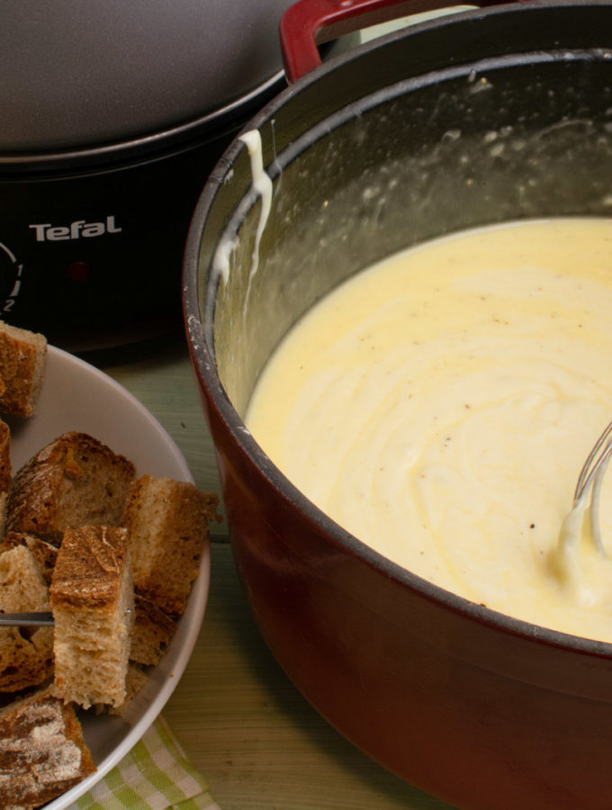 Käsefondue und die passenden Beilagen