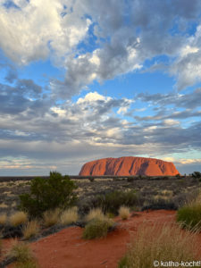 Uluru bei Sonnenuntergang