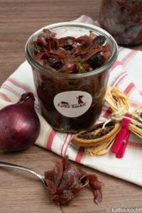 Zwiebelchutney mit roten Zwiebeln Zwiebelchutney - rote Zwiebel-Chutney