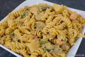 Curry Nudelsalat - Retro Nudelsalat