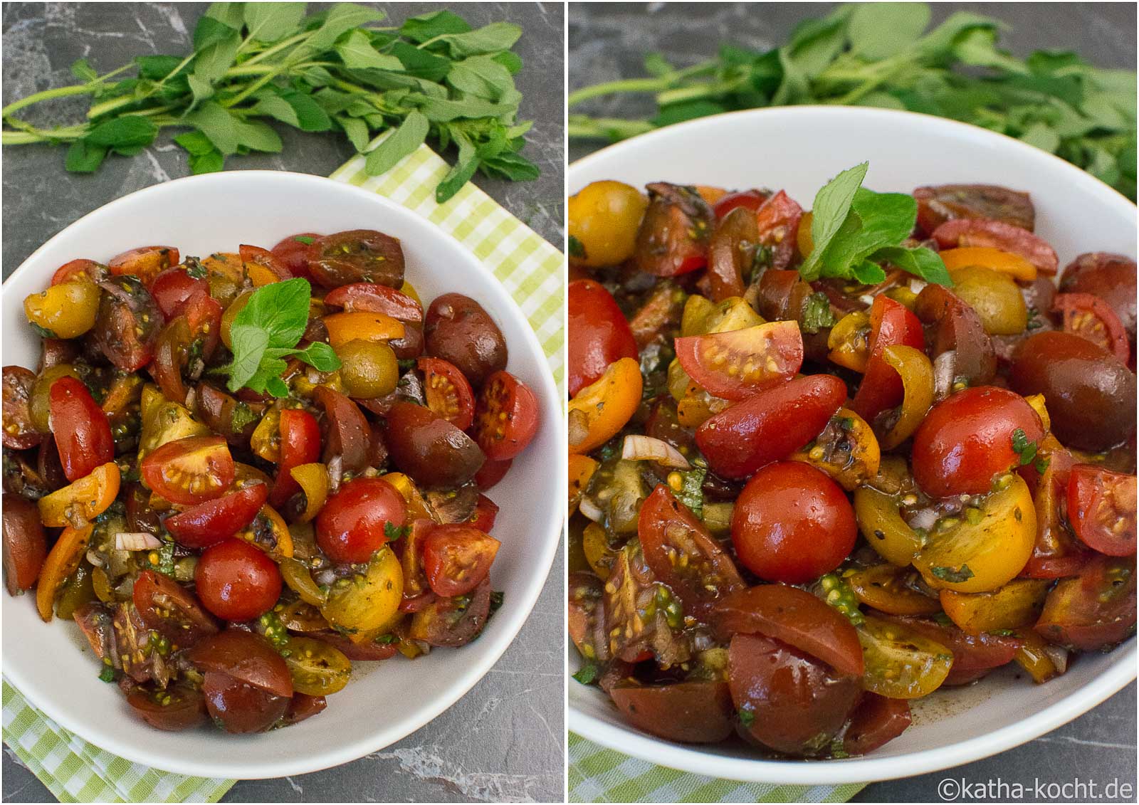 Bunter Tomatensalat - Katha-kocht!
