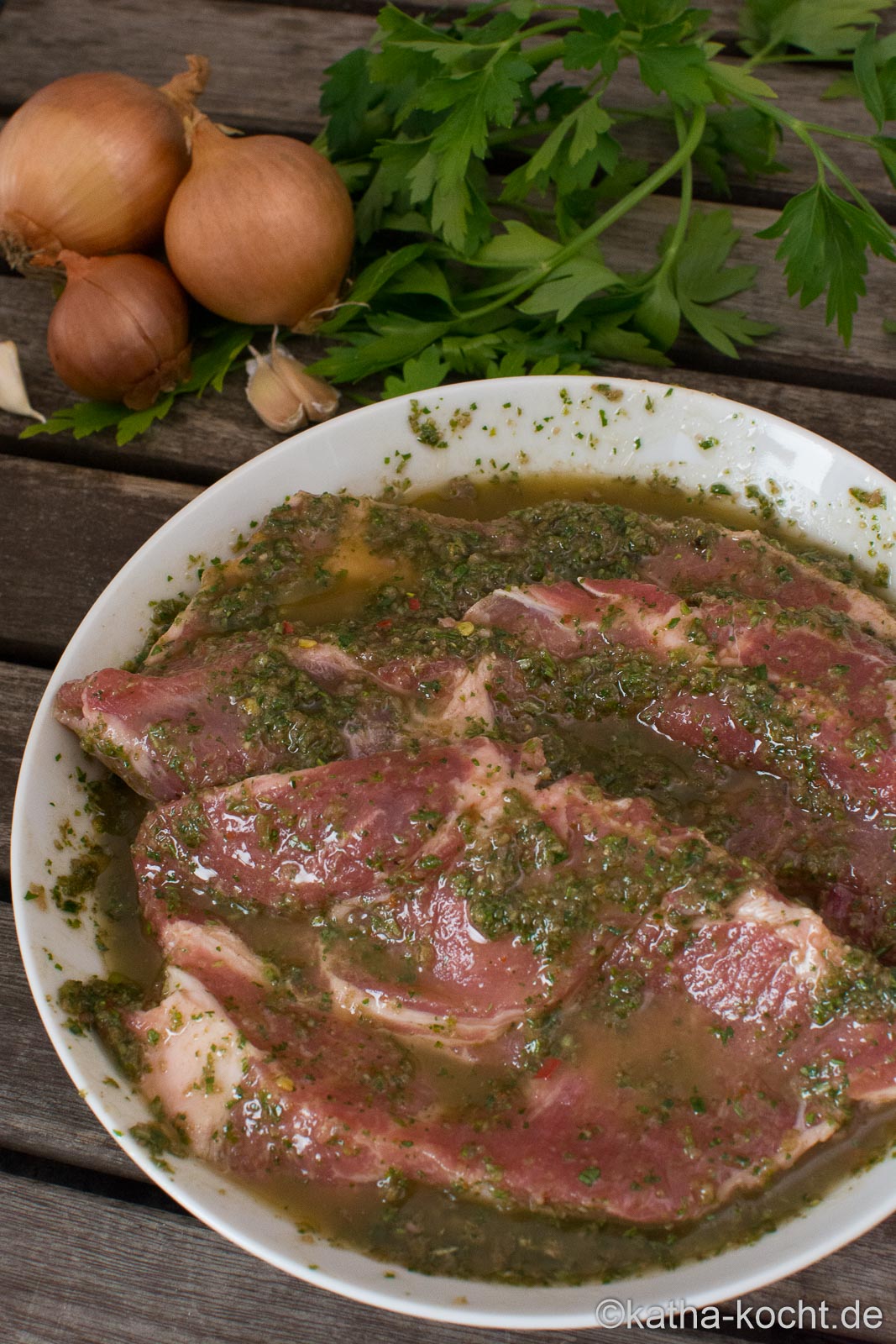 Grillmarinade - würzige Kräutermarinade - Katha-kocht!