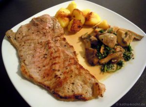 jägerschnitzel mit pilzen