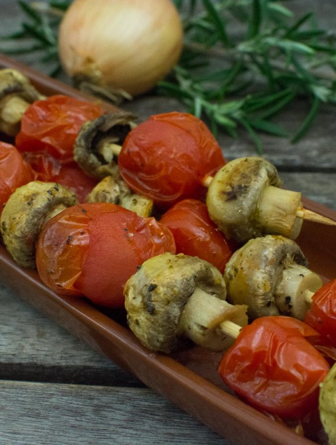 Tapas - Tomaten-Champignons Spieße