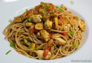 Spaghetti mit Miesmuscheln