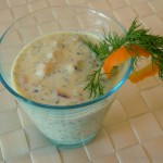 Krabbencocktail mit einem Hauch Deluxe