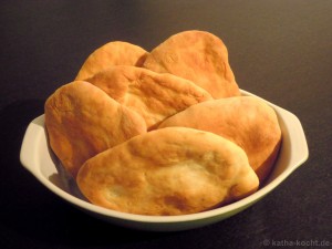 Selbstgemachtes Pita-Brot