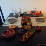 Tapas-Schälchen und mediterrane Spezialitäten
