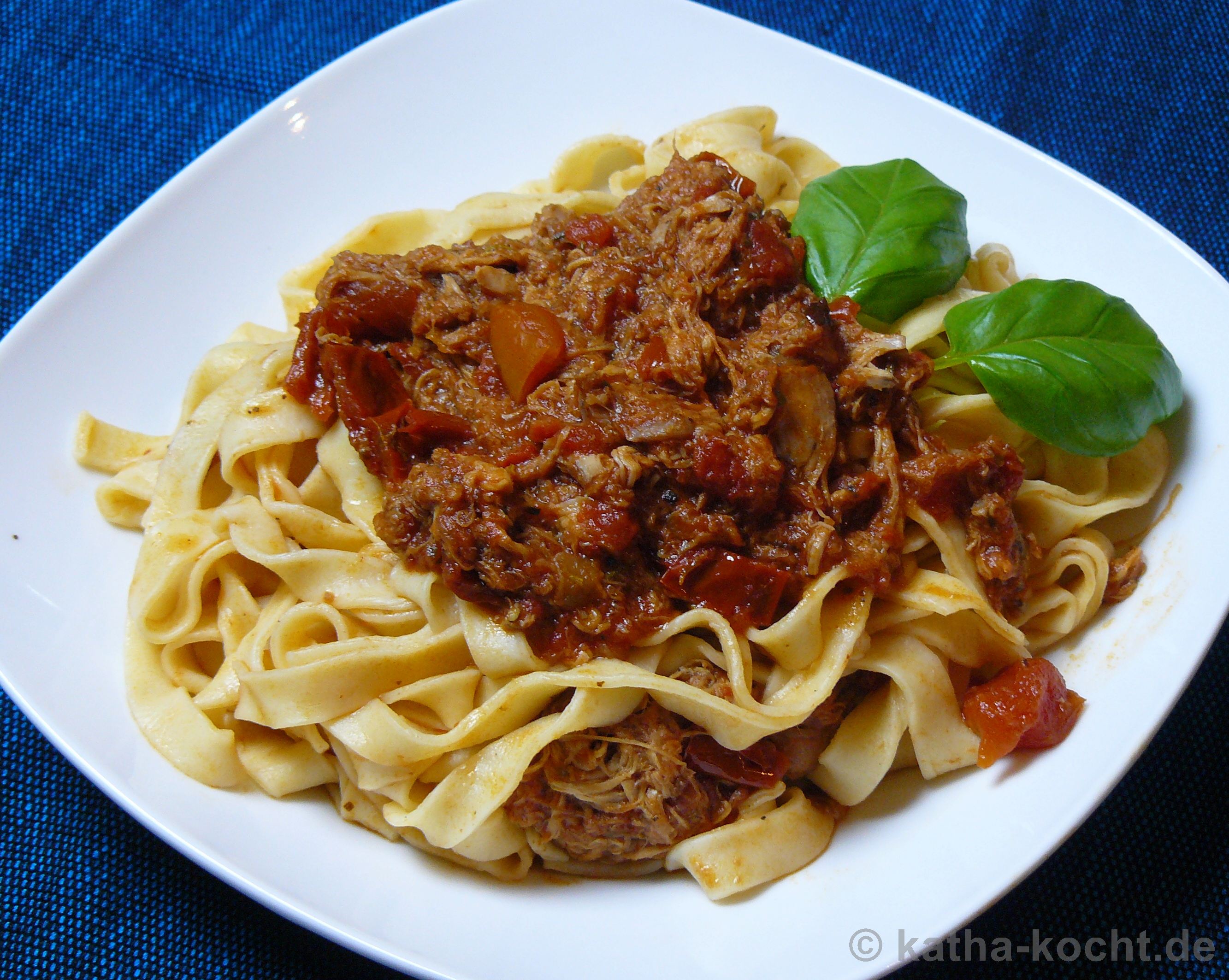 Tagliatelle mit Kaninchen-Ragout