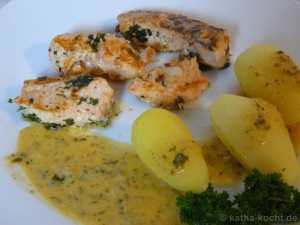 Aus einem "alten Schätzchen" - lachs mit kräutern