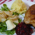 Cordon-Bleu mit Birne und Camembert