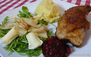 Cordon-Bleu mit Birne und Camembert