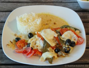 Überbackener Kabeljau mit Tomate und Salbei