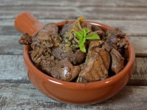 Tapas - Hähnchenleber in Sherry