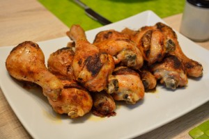 Hähnchen und buntes Ofengemüse