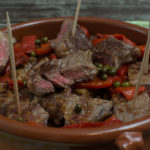 Tapas – Steak und gegrillte Paprika