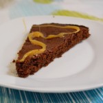 Schoko-Bananen Tarte mit Karamell