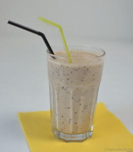 Banane-Birne Milchshake