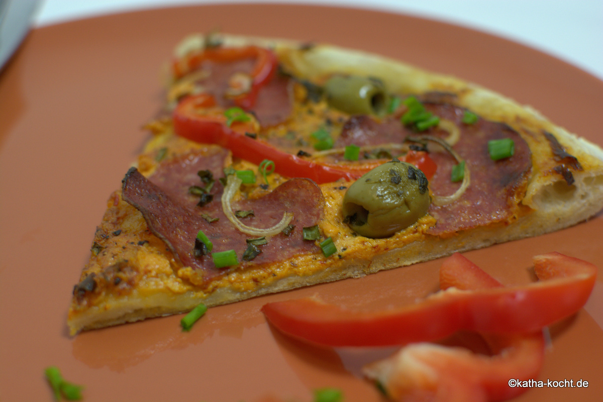 Mediterraner Flammkuchen