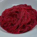 Rote Bete Spaghetti mit Asia-Note