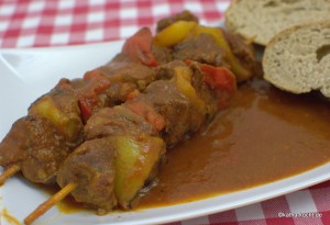 Saftiges Lamm-Schaschlik