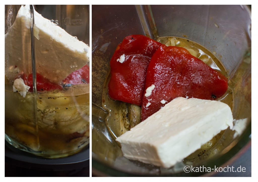 Auberginen Suppe mit Schafskäse - Katha-kocht!