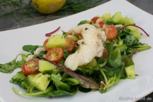 Hummer mit Zitronendressing