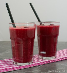 Rote Bete Melonen Smoothie
