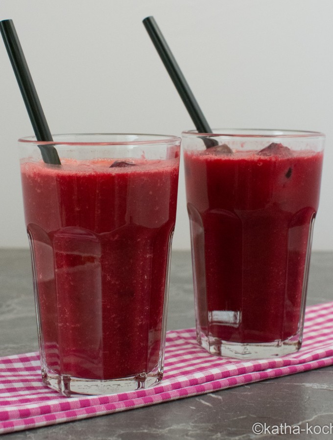 Rote Bete Melonen Smoothie