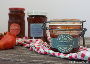 Tomaten Marmelade mit Zwetschgen