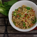 Wok Nudeln mit Pulled Pork